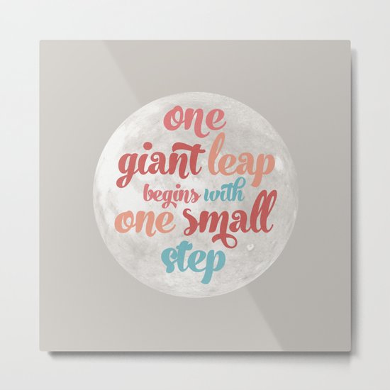 One giant leap Metal Print