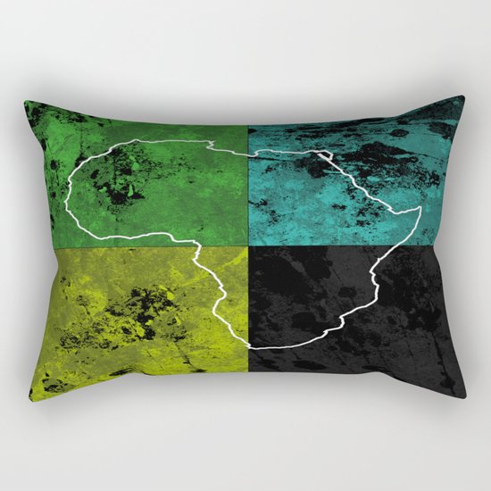 Tanzania III - Art In Support Of Kids 4 School Rectangular Pillow