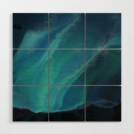 Northern Lights Abstract - 1 Wood Wall Art