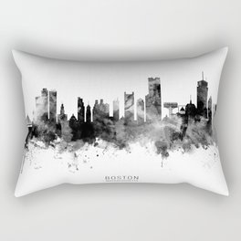 Boston Massachusetts Skyline Rectangular Pillow
