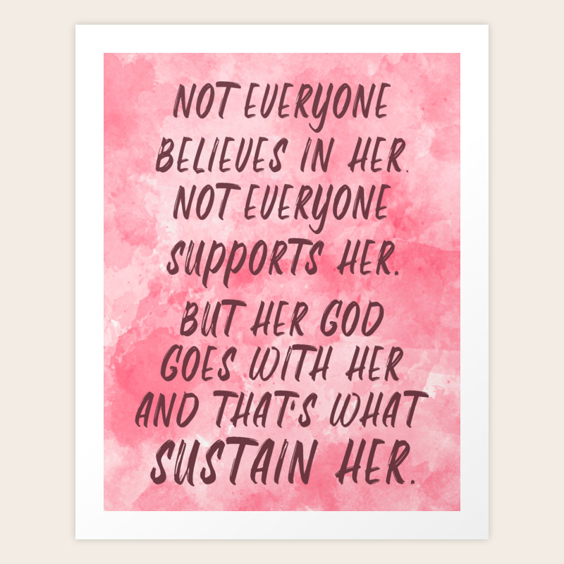 Inspiring Bible Quotes For Women Art Print By Kick Ass Art Society6