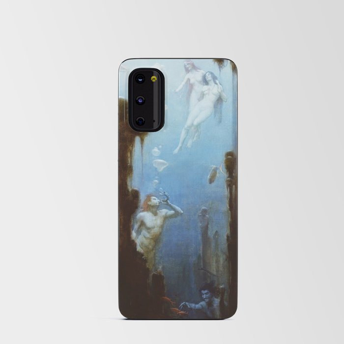  a Deep Sea Fantasy - Curran Charles Courtney Android Card Case