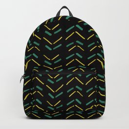 Welcome to the Jungle Abstract Chevron Large Arrow Art Pattern Backpack