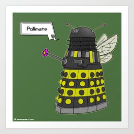 Bee Dalek Art Print