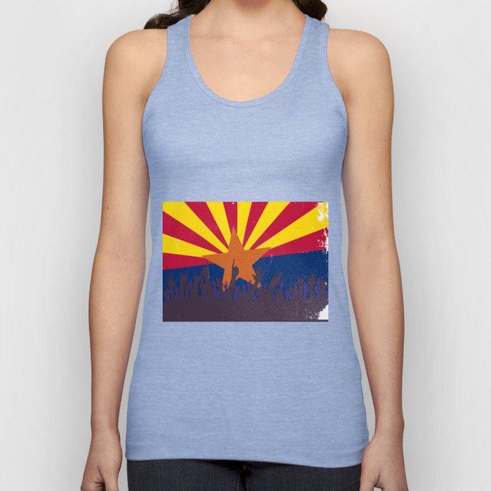 Arizona State Flag with Audience Tank Top