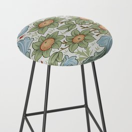 William Morris Orchard Pattern ,Vintage Fruit Pattern,Victorian,Art Nouveau, Bar Stool