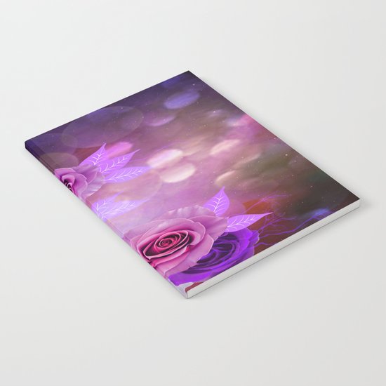 Rose Glow Abstract Notebook
