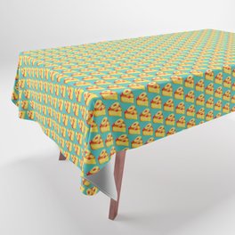 Pineapple Upside-Down Cake Pattern Tablecloth