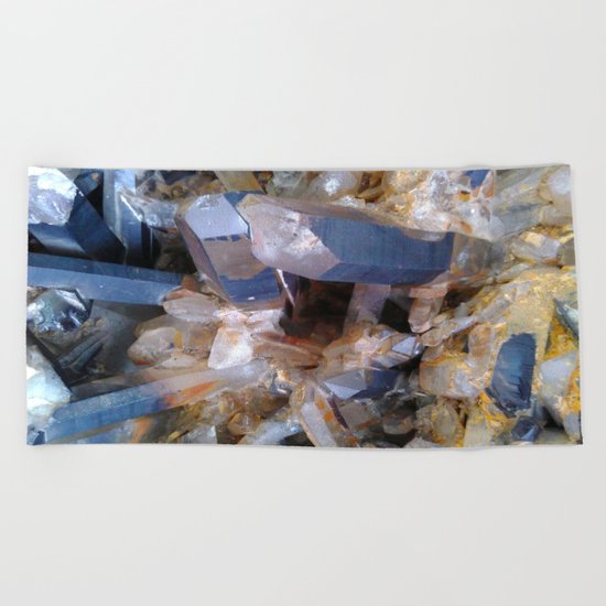Mineral background Beach Towel