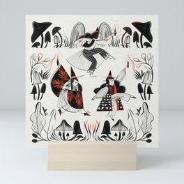 Candlelit coven Mini Art Print
