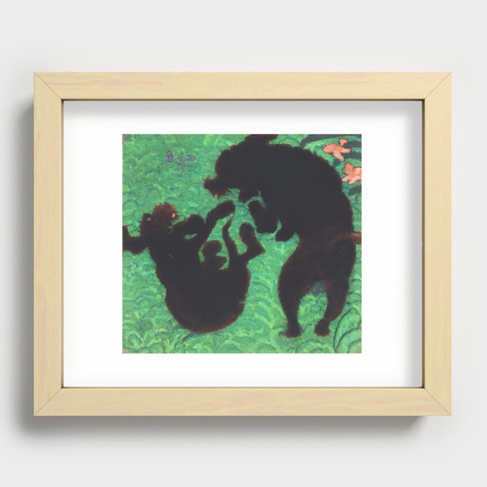 Deux chien - Pierre Bonnard Recessed Framed Print