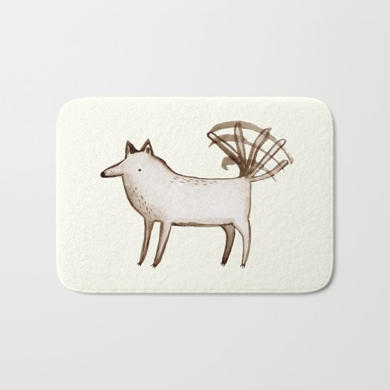 "I'm So Happy" - Dog Bath Mat