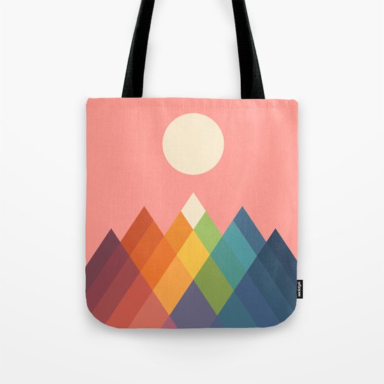 Rainbow Peak Tote Bag