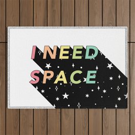 I Need Space Outdoor Rug
