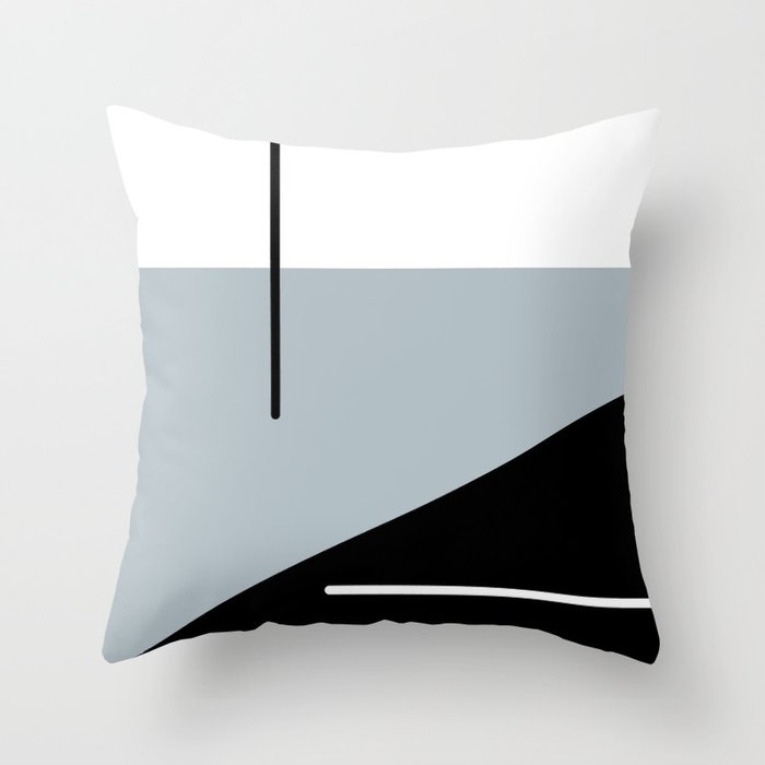 abstract minimal Throw Pillow