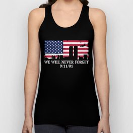 Patriot Day Never Forget 911 Anniversary Unisex Tank Top