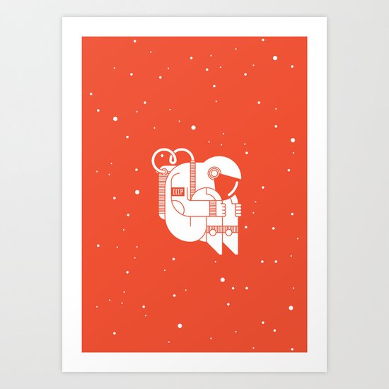 The Cosmonaut Art Print