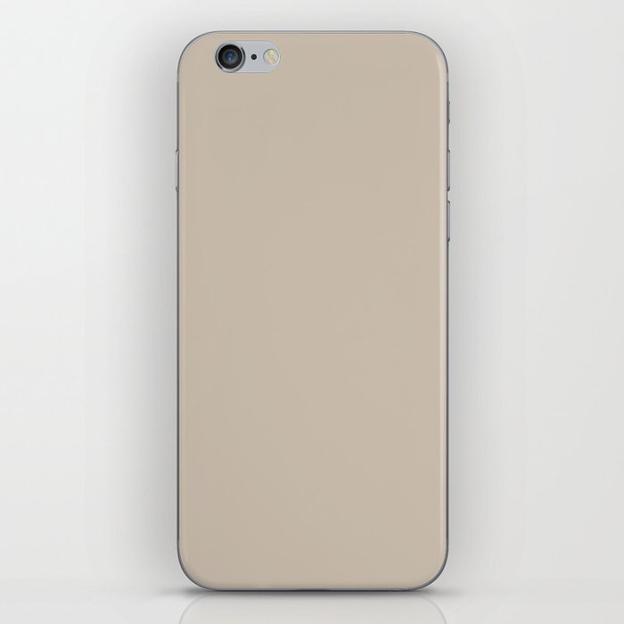 BUNGALOW BEIGE SOLID COLOR iPhone Skin