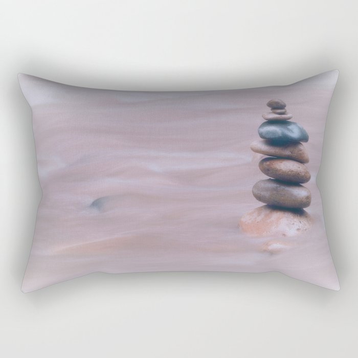 Cairn • River • Peace Rectangular Pillow