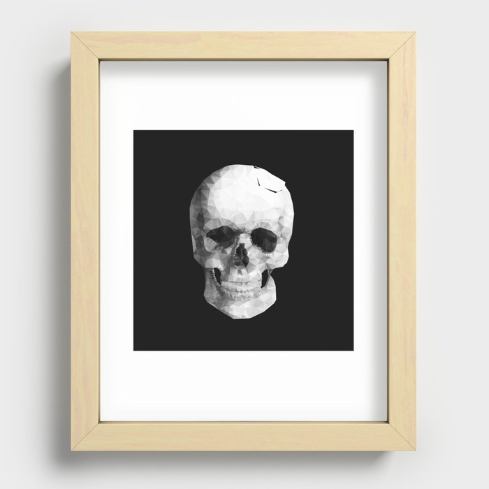 Skull Recessed Framed Print