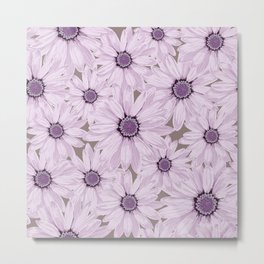 Soft Purple Flowers Metal Print