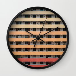 Gradient Building Wall Clock