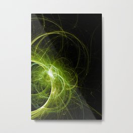 green flare Metal Print