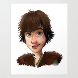 A little Hiccup goes a long way Art Print