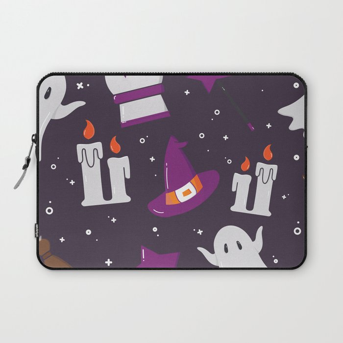 Scary Halloween Background Laptop Sleeve