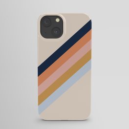 Retro stripes iPhone Case