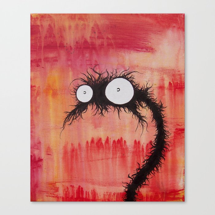 The Creatures From The Drain painting 1 Canvas Print