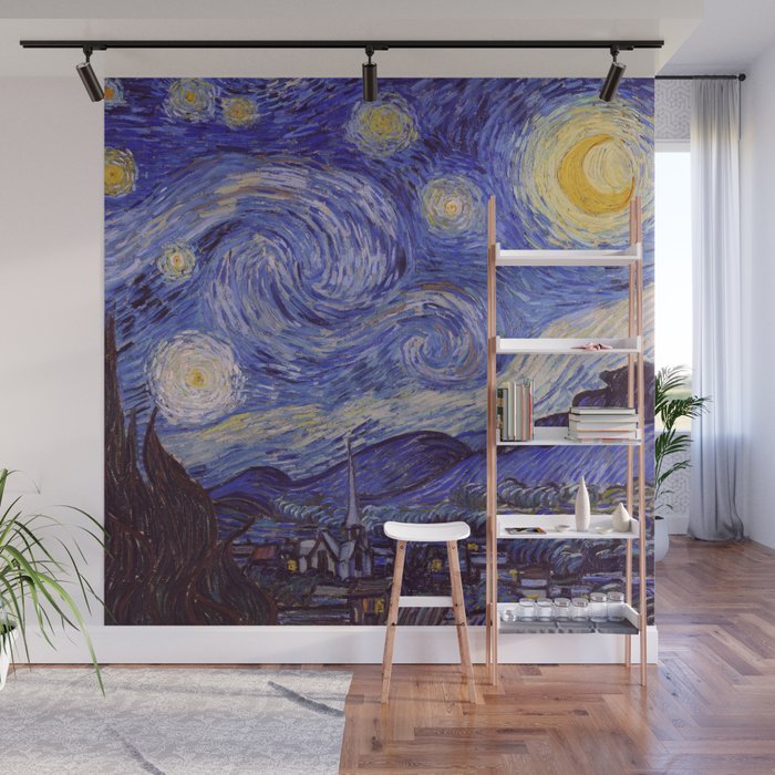 Vincent Van Gogh Starry Night Wall Mural By Artgallery