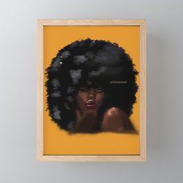 Afro Diva Framed Mini Art Print
