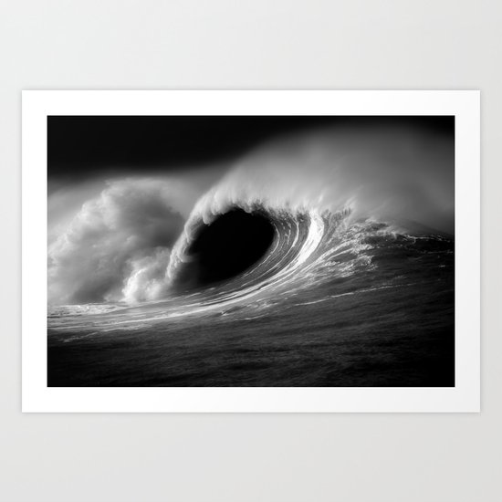 More Fun With Big Waves Art Print