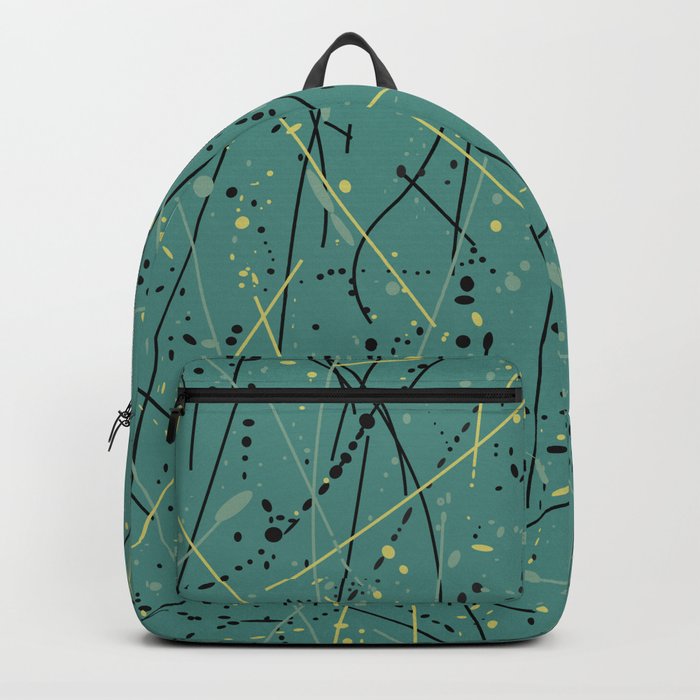 Retro Abstract Pattern Backpack