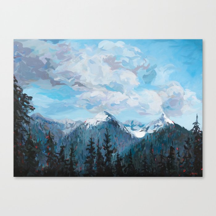 Wedge Mountain, Whistler Canvas Print