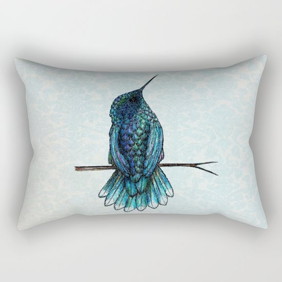 Hummingbird Rectangular Pillow