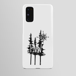PNW Trees & Compass Android Case