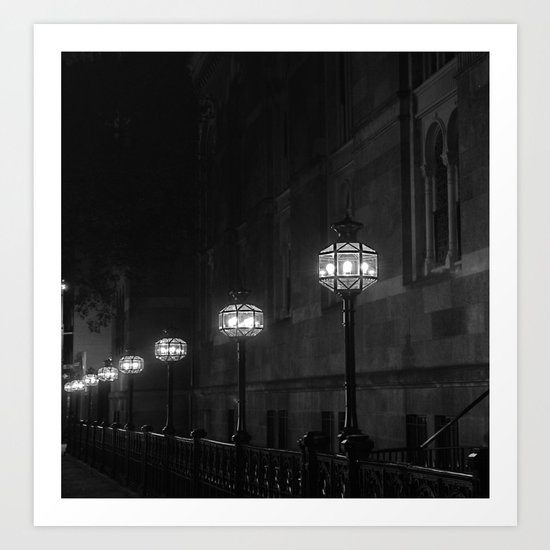 Late Night Lights Art Print