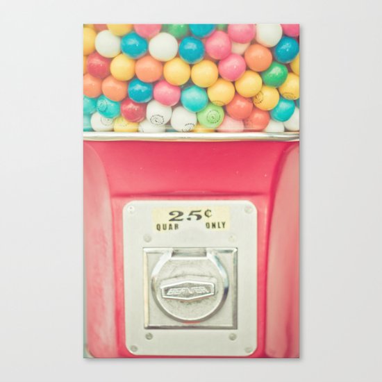 Rainbow Bubblegum Canvas Print