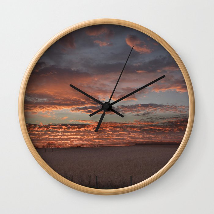Shenandoah Sunset Wall Clock