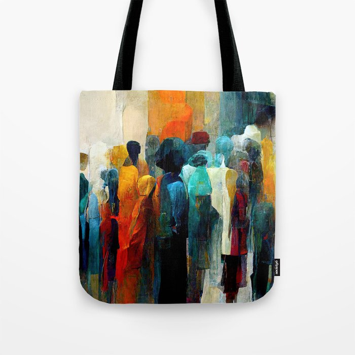 Abstract People 1 Tote Bag