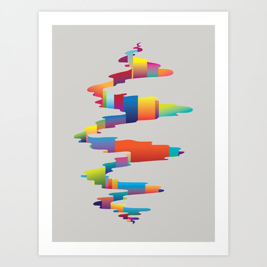 After the earthquake Art Print