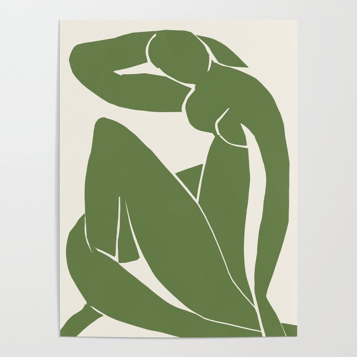 Green Blue Nude by Henri Matisse Poster