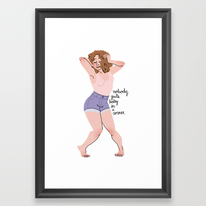 Dirty Dancing Framed Art Print By Aimeefleck Society6