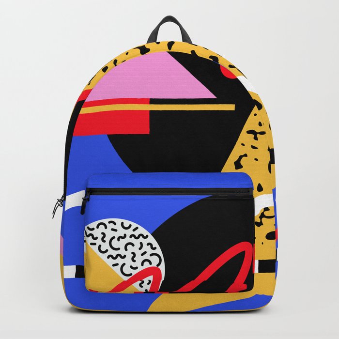 Memphis pattern 106 - 80s / 90s Retro Backpack