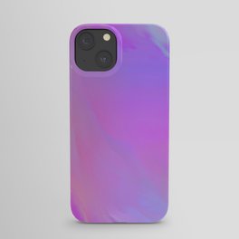 Neon Flow Nebula #4 iPhone Case