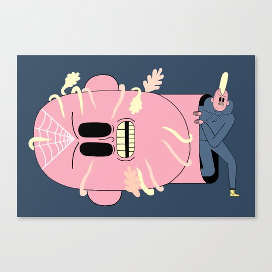 The Decapitation of the Cave Giant Canvas Print