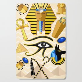 Egypt Ancient Symbols Pattern Cutting Board