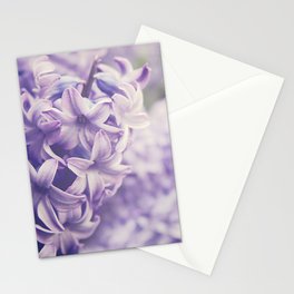 Purple Hyacinth Stationery Card